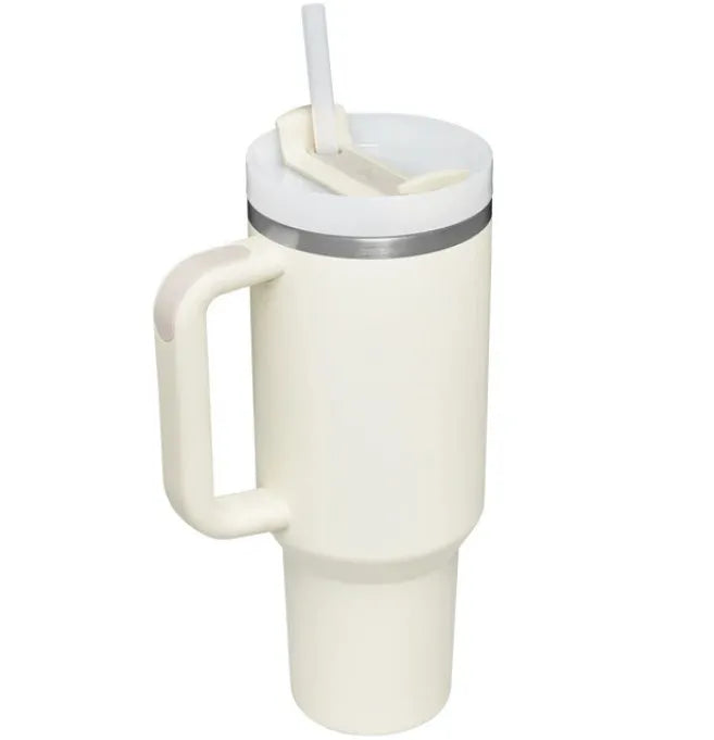Elegant Bay Leaf Tumbler – 40oz Soft Matte Finish
