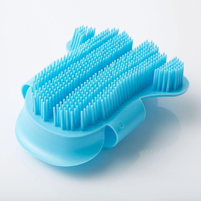 Lot de 3 brosses de douche pour animaux de compagnie de taille manuelle