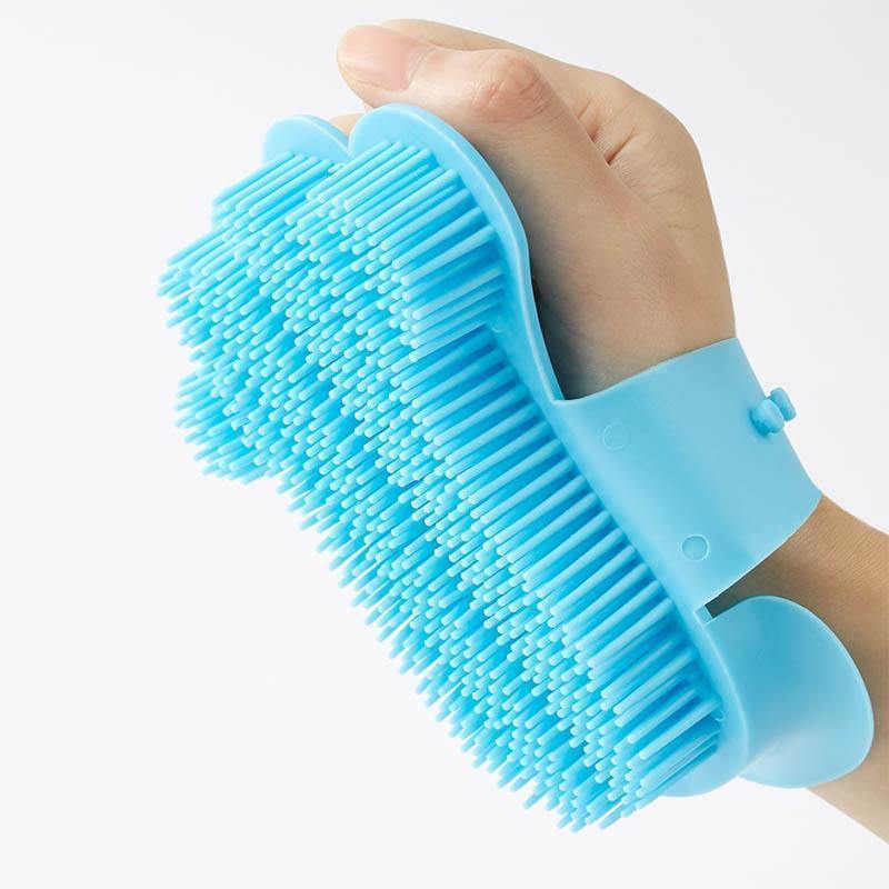 Lot de 3 brosses de douche pour animaux de compagnie de taille manuelle