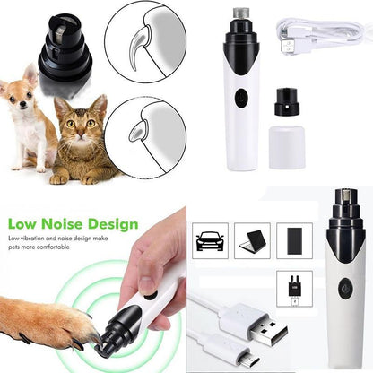 Revolucionario Cortauñas para tu Mascota con USB (INDOLOR)