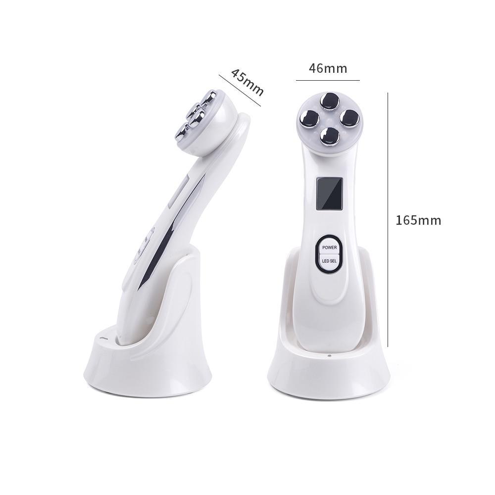 Led Phototherapy and Radiofrequency Facial Treatment Device - 5 in 1