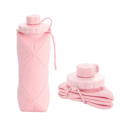 Silicone Folding Cup – Portable Travel & Outdoor Sports Water Bottle