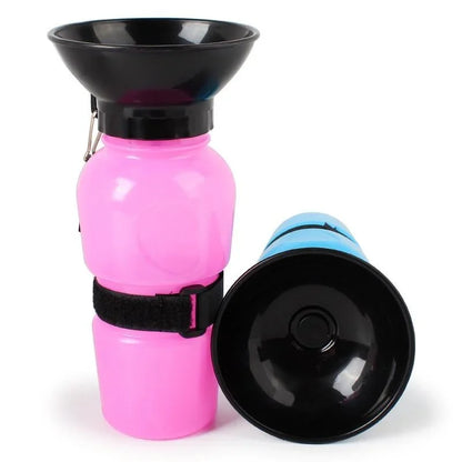 500ml Portable Dog Water Bottle – Travel Cup & Feeder for Dogs