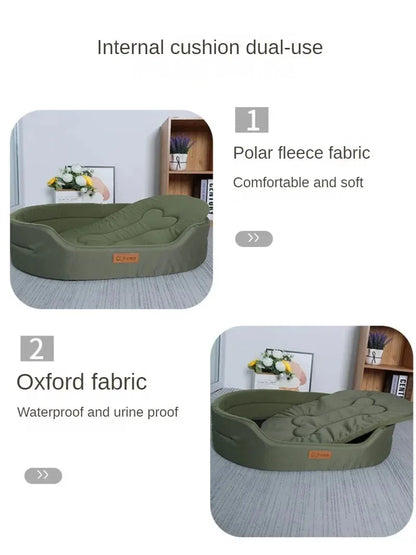 Fluffy Pet Sofa Bed  Cushioned Comfort for Dogs & Cats of All Sizes