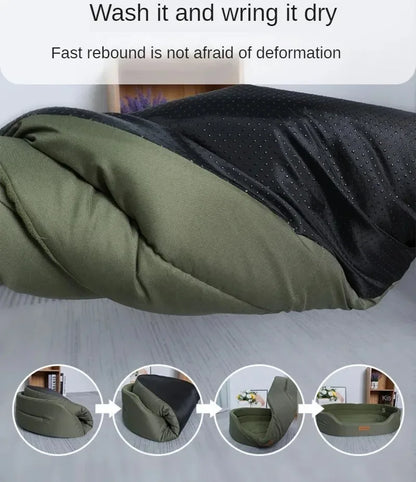 Fluffy Pet Sofa Bed  Cushioned Comfort for Dogs & Cats of All Sizes