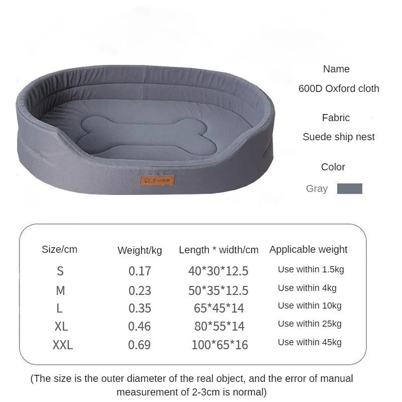 Fluffy Pet Sofa Bed  Cushioned Comfort for Dogs & Cats of All Sizes