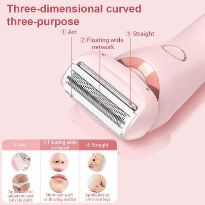 2 in 1 Electric Shaver Razors for Women