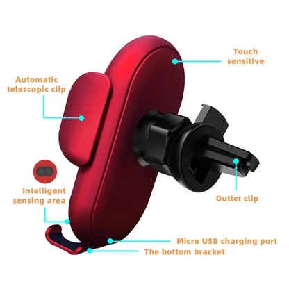 Smart Car Wireless Charger Phone Holder