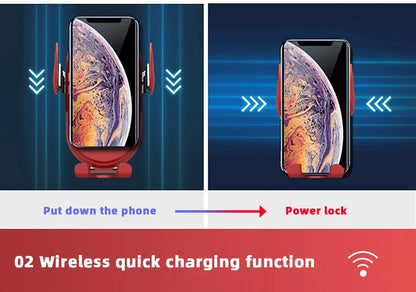 Smart Car Wireless Charger Phone Holder