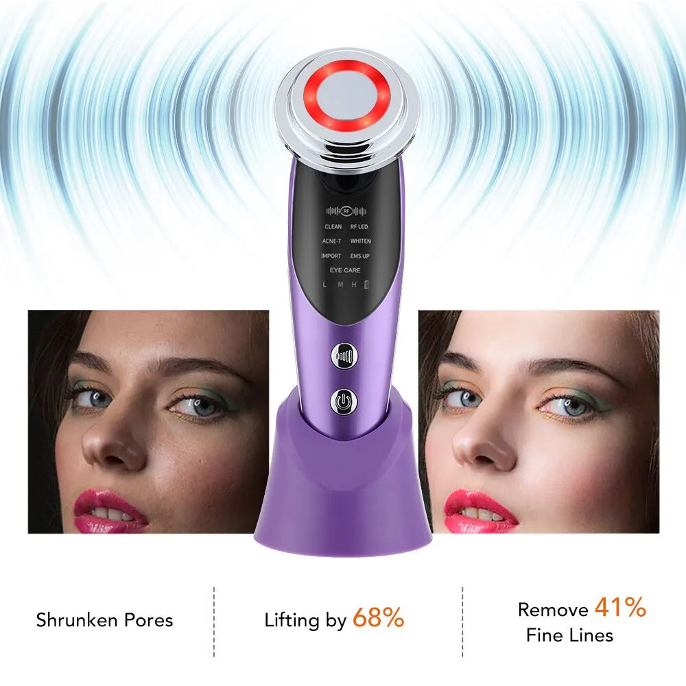Lifting Facial 7 em 1 com Microcorrente e Luz LED