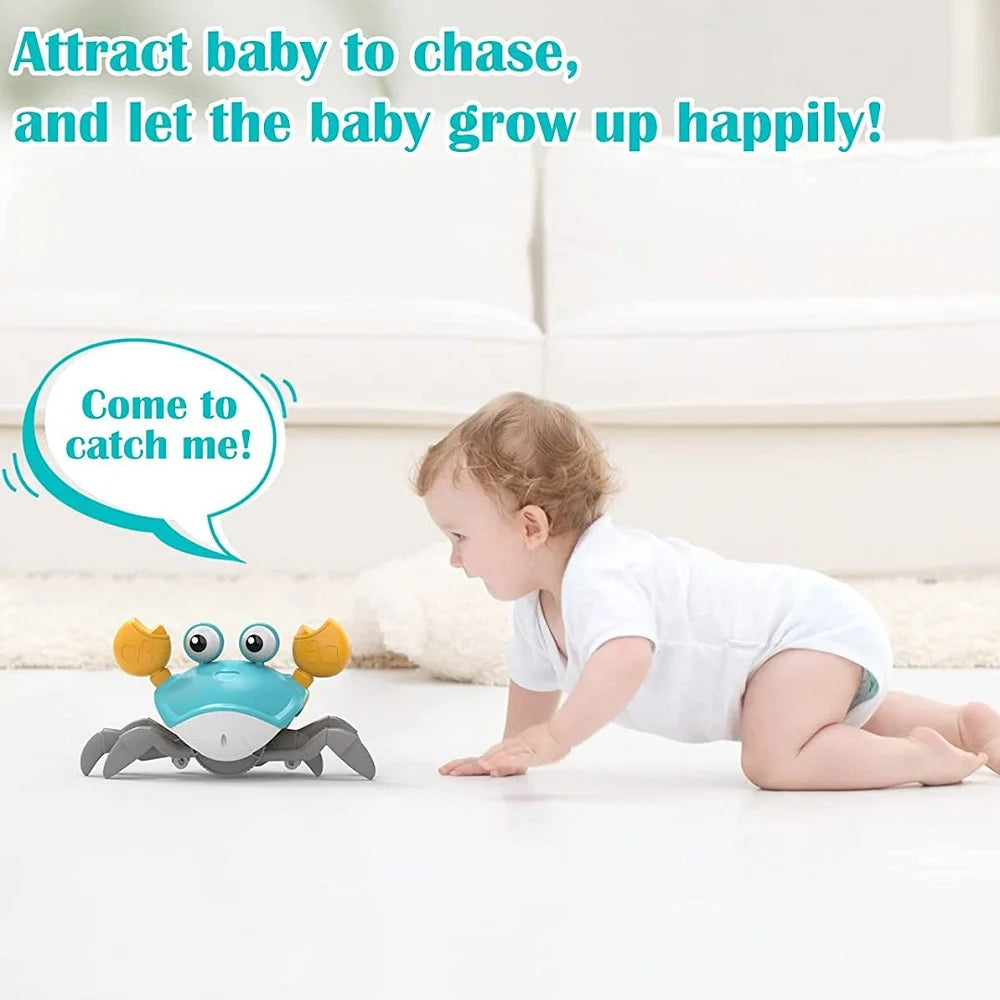Dancing Crab Interactive Toy – Crawling & Escape Fun for Babies