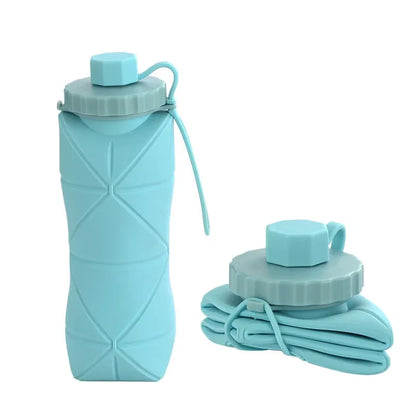 Silicone Folding Cup – Portable Travel & Outdoor Sports Water Bottle