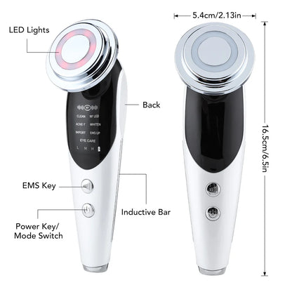 Lifting Facial 7 em 1 com Microcorrente e Luz LED