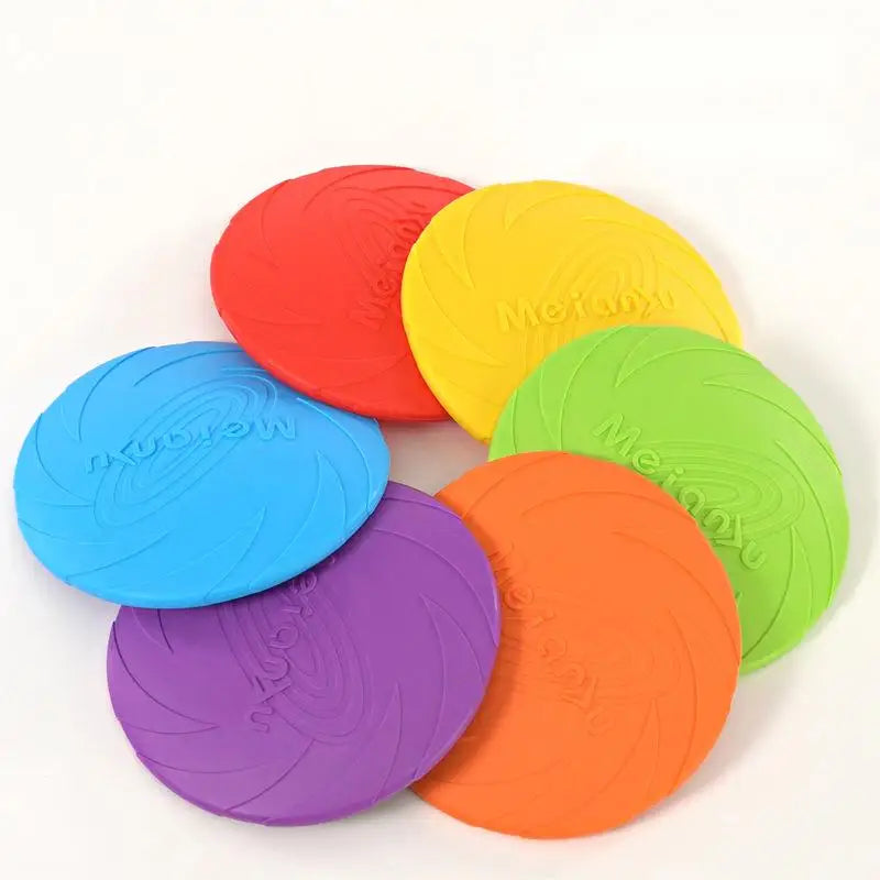 Bite-Resistant Flying Disc – Interactive Training Toy for Dogs & Puppies