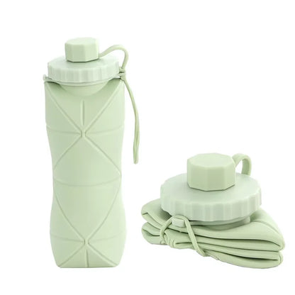 Silicone Folding Cup – Portable Travel & Outdoor Sports Water Bottle