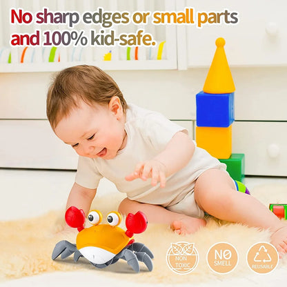 Dancing Crab Interactive Toy – Crawling & Escape Fun for Babies
