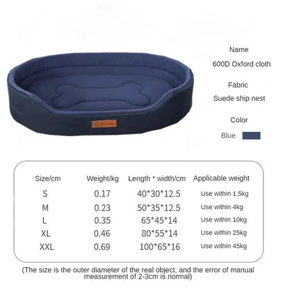 Fluffy Pet Sofa Bed  Cushioned Comfort for Dogs & Cats of All Sizes