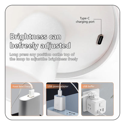 LED Touch Lampshade Light – Adjustable & Creative Ambient Lamp