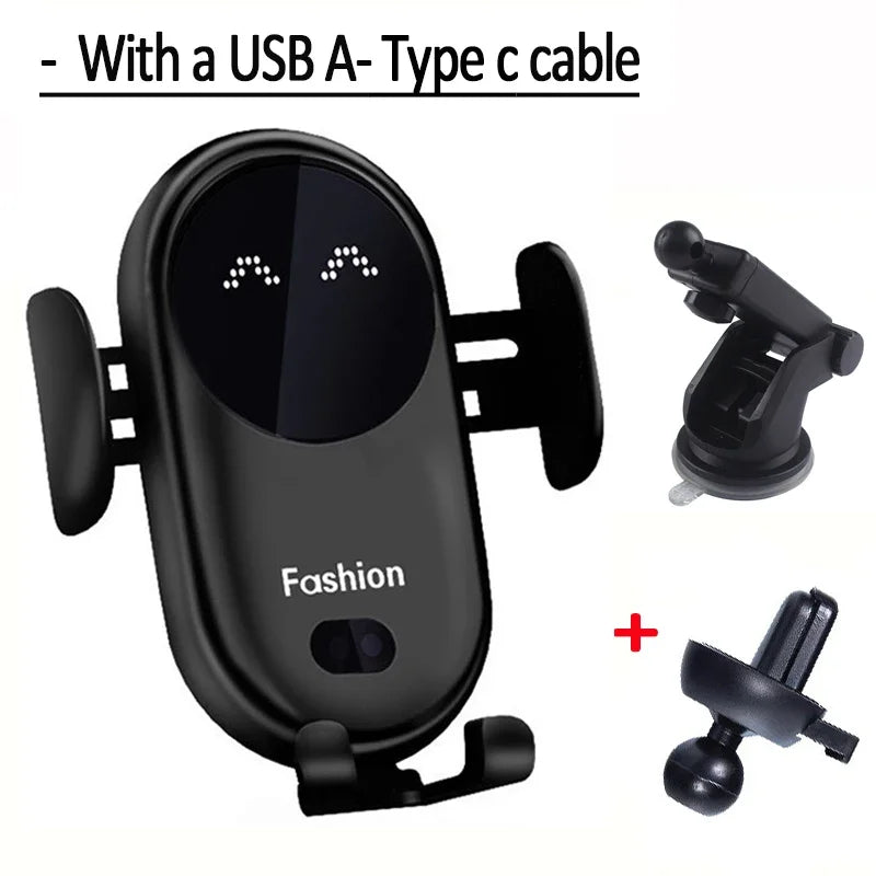 Smart Car Wireless Charger Phone Holder