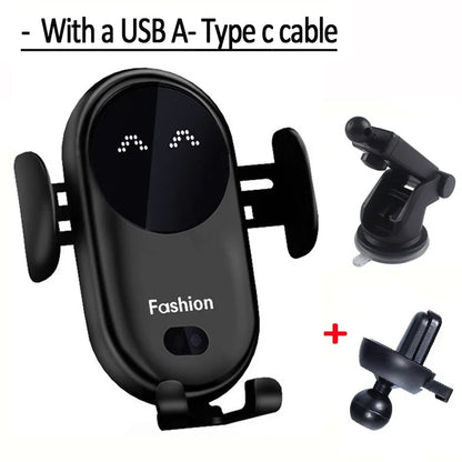 Smart Car Wireless Charger Phone Holder