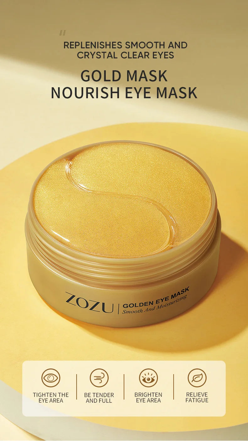 Golden Avocado Eye Mask Set – Anti-Dark Circles & Firming Care
