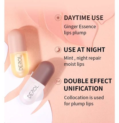 DEROL Ginger Extract Peppermint Lip Plumper