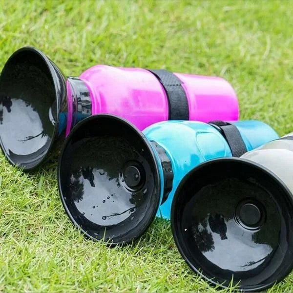 500ml Portable Dog Water Bottle – Travel Cup & Feeder for Dogs