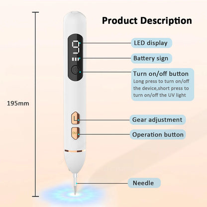 Laser Plasma Pen – Remove Dark Spots, Moles & Skin Tags Instantly!