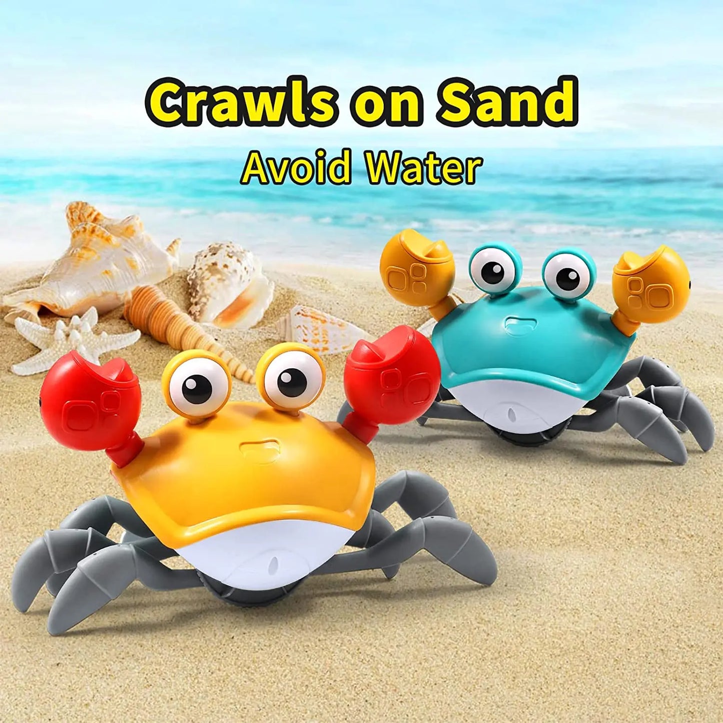 Dancing Crab Interactive Toy – Crawling & Escape Fun for Babies