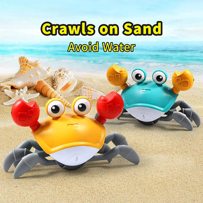 Dancing Crab Interactive Toy – Crawling & Escape Fun for Babies
