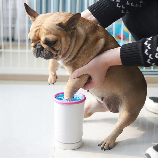 Automatic Foot Washer – Portable Pet Paw Cleaner for Dogs & Cats, Low Noise