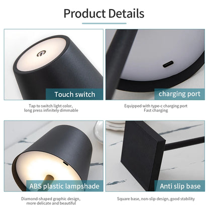 LED Touch Lampshade Light – Adjustable & Creative Ambient Lamp
