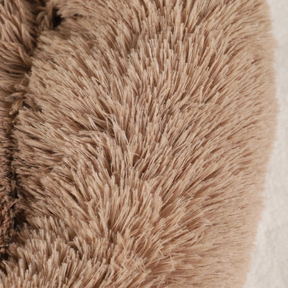Fluffy Dog Bed  Cozy Sofa Basket for Dogs & Cats with Blanket