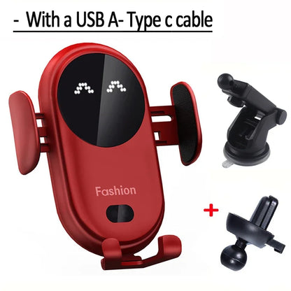 Smart Car Wireless Charger Phone Holder