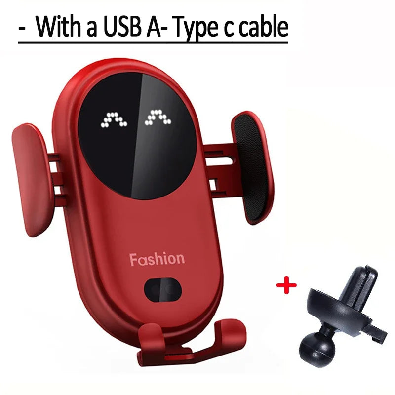 Smart Car Wireless Charger Phone Holder