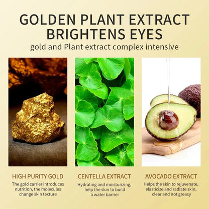 Golden Avocado Eye Mask Set – Anti-Dark Circles & Firming Care