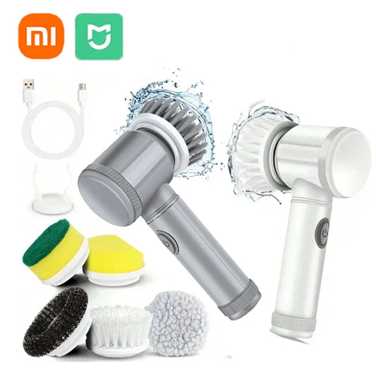 Brosse de nettoyage rotative pour salle de bain Mijia – Brosse de nettoyage électrique polyvalente avec chargement USB