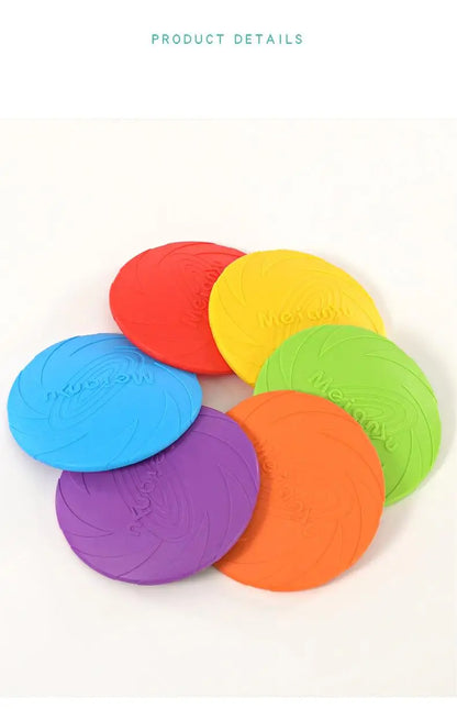 Bite-Resistant Flying Disc – Interactive Training Toy for Dogs & Puppies