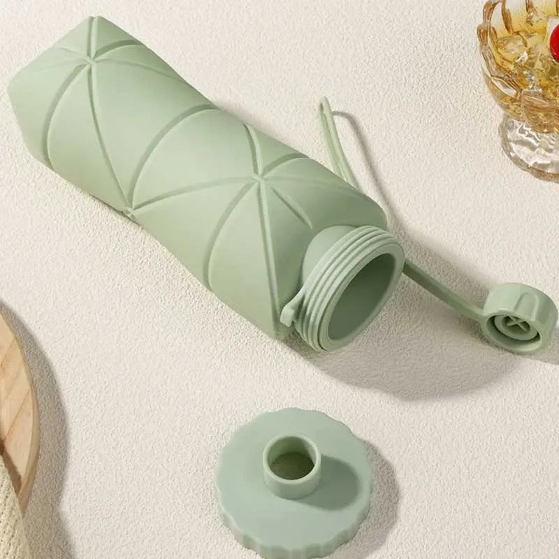 Silicone Folding Cup – Portable Travel & Outdoor Sports Water Bottle