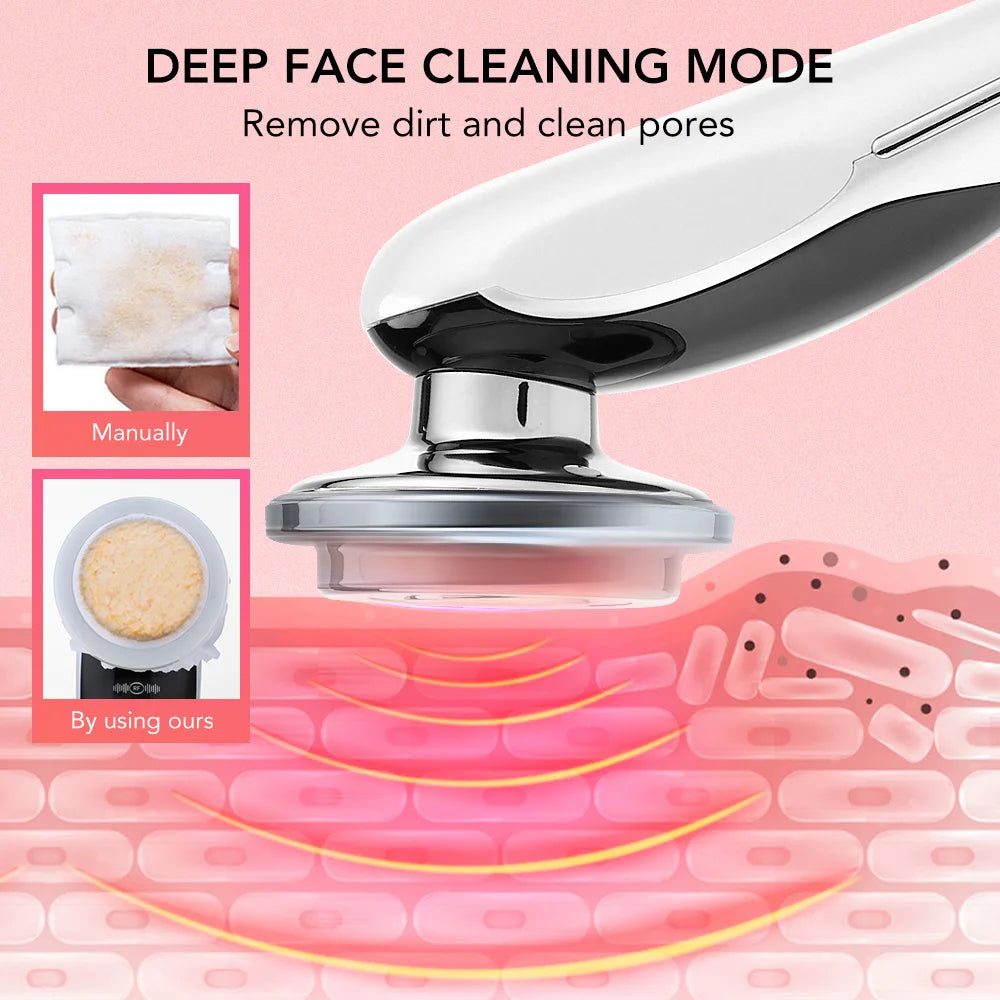 Lifting Facial 7 em 1 com Microcorrente e Luz LED