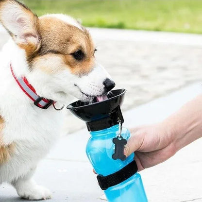 500ml Portable Dog Water Bottle – Travel Cup & Feeder for Dogs