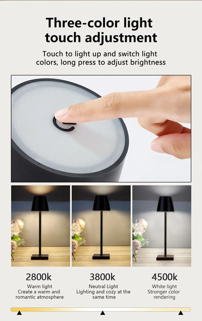 LED Touch Lampshade Light – Adjustable & Creative Ambient Lamp