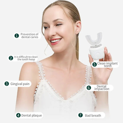 Electric Toothbrush for Adult Automatic Intelligent Rechargeable