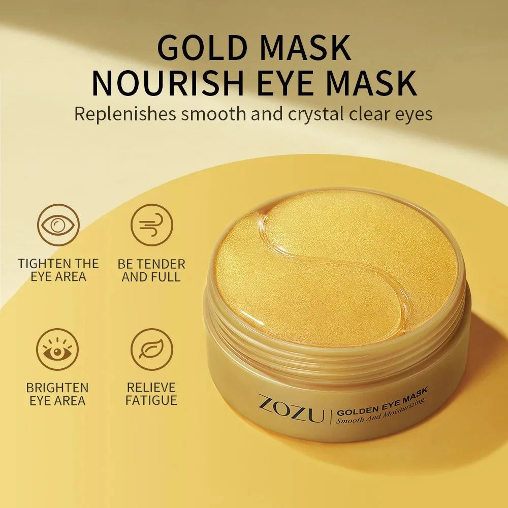 Golden Avocado Eye Mask Set – Anti-Dark Circles & Firming Care