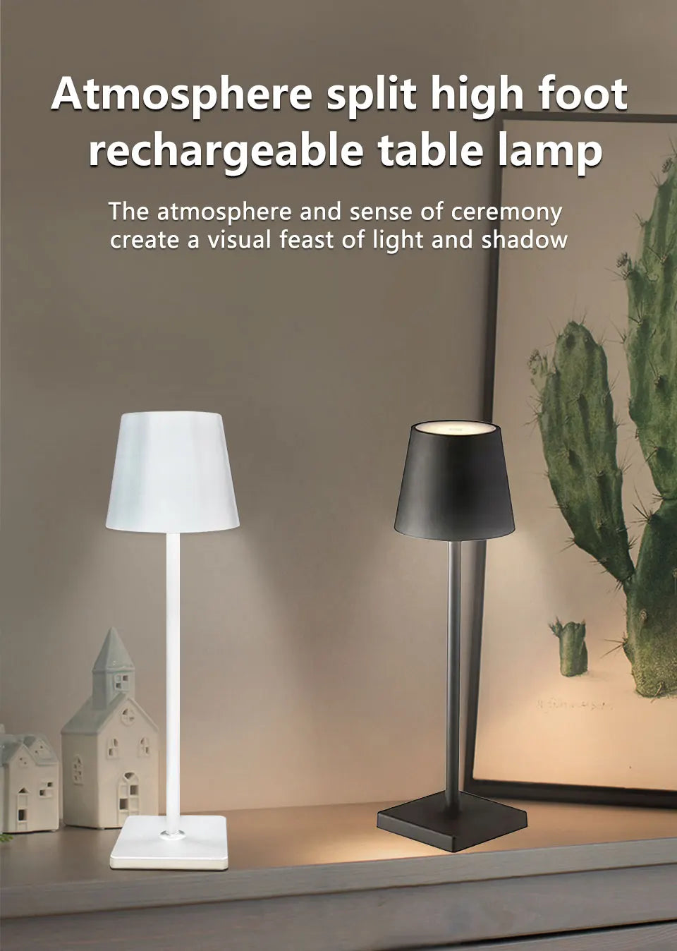 LED Touch Lampshade Light – Adjustable & Creative Ambient Lamp