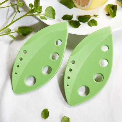 2 piezas de desfoliador de hierbas y verduras