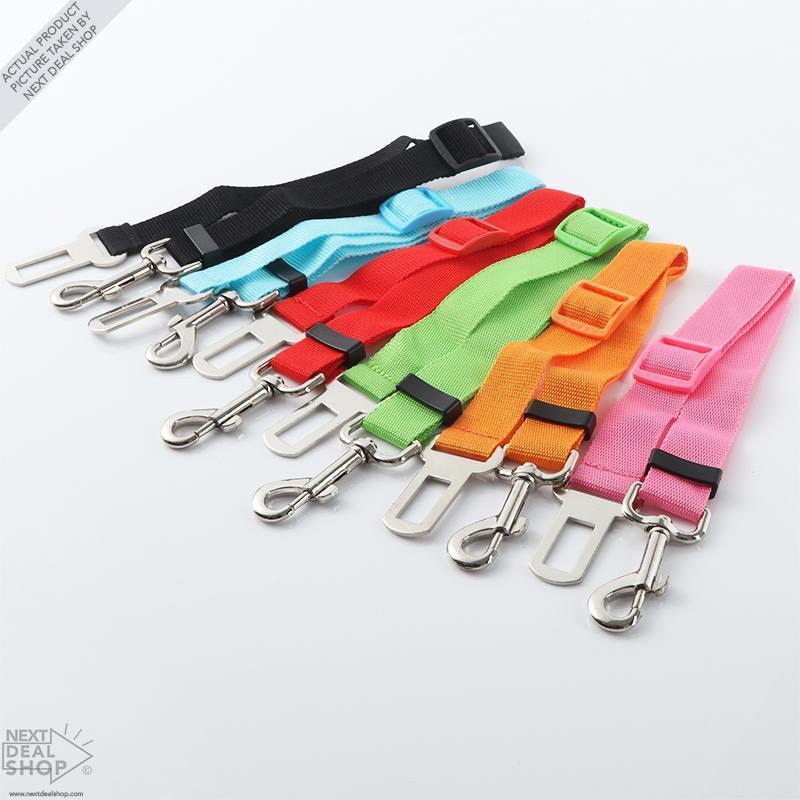 Ceinture de sécurité pour animaux de compagnie (6 couleurs disponibles)